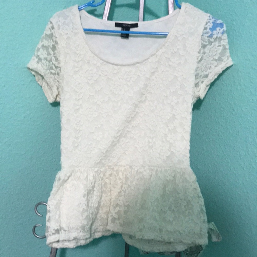 Lace White top